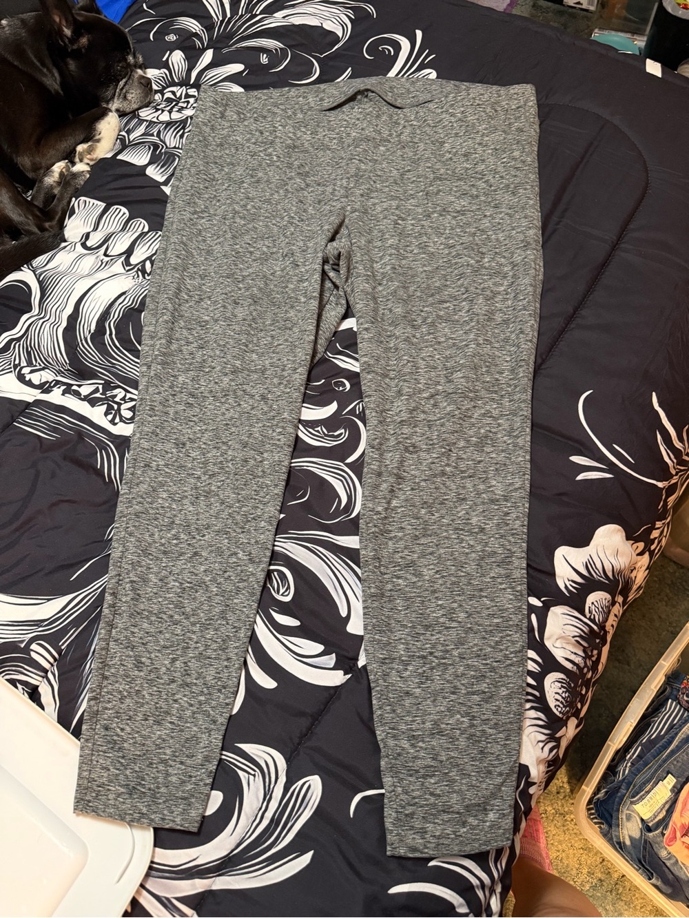 NWOT Torrid Heathered Grey Stretch Knit Leggings with pockets size 2X